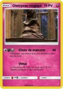 Choixpeau magique Choixpeau