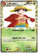 Luffy gear 3
