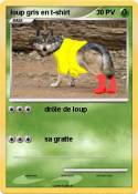 loup gris en
