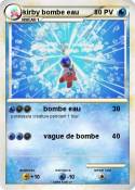 kirby bombe eau