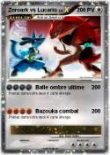 Zoroark vs Lucario Zoroark vs