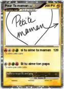 Pour Ta maman