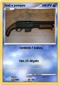 fusil a pompes