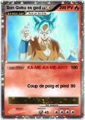 Son Goku ss god