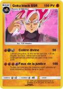 Goku black SSR