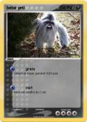 bébé yeti