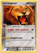 Lion dangereux