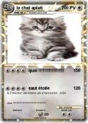 le chat aplati