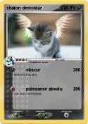 chaton demoniac