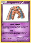 Deoxys défense Deoxys défense