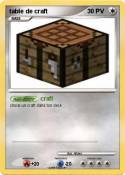 table de craft