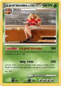 La prof blondes