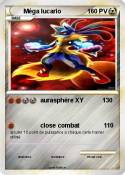 Méga lucario Méga lucario