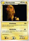 Pikachu triste