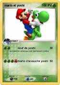 mario et yoshi