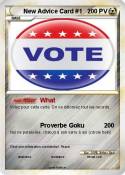 New Advice Card