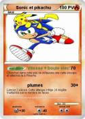 Sonic et pikachu Sonic et