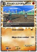 M lucario vs