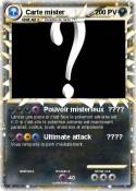 Carte mister