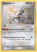 arceus niv: X