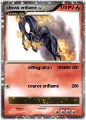 cheval enflamé