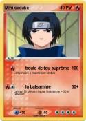 Mini sasuke