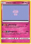 plateau rose