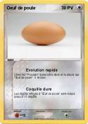 Oeuf de poule Oeuf de poule