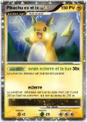Pikachu ex et ix Pikachu ex et