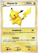 Pikachu 3d