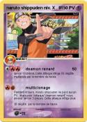 naruto shippuden niv. X 9 naruto