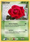 rose rouge