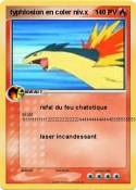 typhlosion en coler niv.x typhlosion en