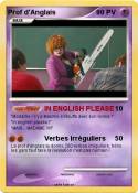 Prof d'Anglais