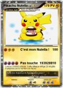 Pikachu Nutella