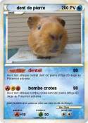dent de pierre