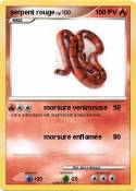 serpent rouge