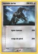 monstre de fer