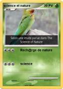 science et nature science et