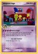 simpson légo