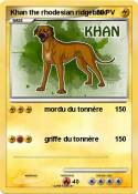 Khan the rhodesian ridgeblak Khan the