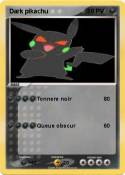 Dark pikachu