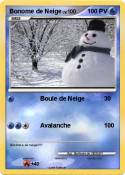 Bonome de Neige