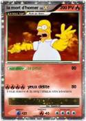 la mort d'homer
