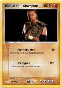 TRIPLE H Champion TRIPLE H