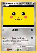 Pikachu sur la photo Pikachu sur la