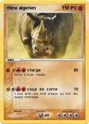 rhino algerien