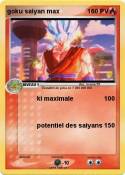 goku saiyan max