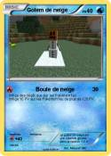 Golem de neige Golem de neige
