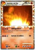 homme au feu